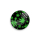 FireFlow Aschenbecher Metall 14cm - Leaves Green Metallic (1 x 6Stk)