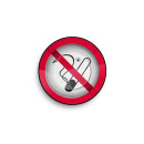 FireFlow - Metal Ashtray - Rauchen Verboten - 14cm (6 Stk.)