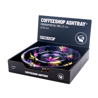 FireFlow - Metal Coffeeshop Ashtray - M - Leaves 37  4/4  16cm (4 Stk.)