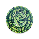 FireFlow Aschenbecher Metall 16cm - Leaves 33 Green (1 x 4Stk)