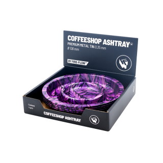 FireFlow - Metal Coffeeshop Ashtray - S - Leaves 33 Pink 13.6cm (4 Stk.)