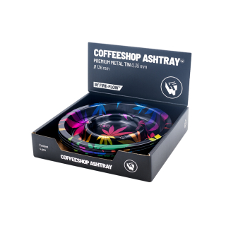 FireFlow - Metal Coffeeshop Ashtray - S - Leaves Gradient 13.6cm (4 Stk.)