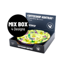 FireFlow Aschenbecher Metall 13.6cm - Mix Box (1 x 4Stk)