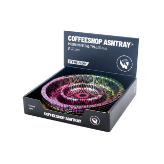 FireFlow - Metal Coffeeshop Ashtray - S - Trippy 3 13.6cm (4 Stk.)