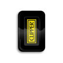 FireFlow RollingTray 27.5x17.5cm - Clipper Logo Black (1 x 4Stk)