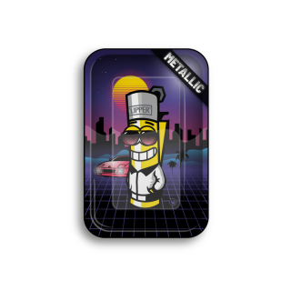 FireFlow - Rolling Tray - M - Clipperman Retrowave - 27.5cm x 17.5cm (4 Stk.)