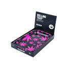 FireFlow - Rolling Tray - M - Leaves Pink - 27.5cm x...