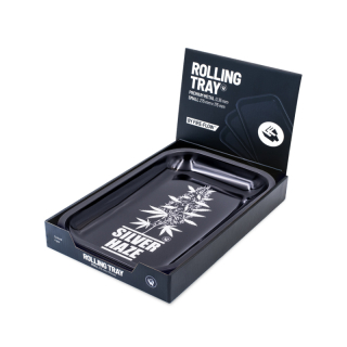 FireFlow - Rolling Tray - M -  Silver Haze - 27.5cm x 17.5cm (4 Stk.)