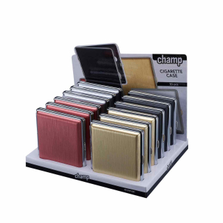 Zigarettenetui - Matt gebürstet - 20er (12 Stk.)