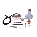 Al Malik - Shisha Aghbala  - 530mm - Kristall / Rosengold