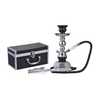 AlMalik Shisha 250mm - BeniMellal Black TransportKoffer GeschenkBox (1 Stk)