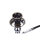 AlMalik Shisha 250mm - BeniMellal Black TransportKoffer GeschenkBox (1 Stk)