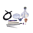 AlMalik Shisha 550mm - Bhalil Rainbow Effekt (1 Stk)