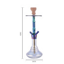 AlMalik Shisha 550mm - Bhalil Rainbow Effekt (1 Stk)