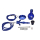 AlMalik Shisha 450mm - Inzegan Blue (1 Stk)