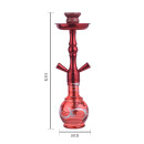 AlMalik Shisha 450mm - Inzegan Red (1 Stk)
