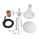 AlMalik Shisha 420mm - Marrakech Silber (1 Stk)