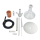 AlMalik Shisha 420mm - Marrakech Silber (1 Stk)
