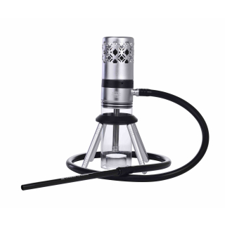 AlMalik Shisha 280mm - Sefrou Black Silver (1 Stk)