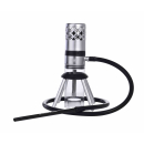Al Malik - Shisha Sefrou Black / Silver - 280mm - schwarz...