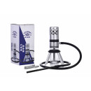 AlMalik Shisha 280mm - Sefrou Black Silver (1 Stk)