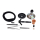 AlMalik Shisha 510mm - Tabounte Perlmutt Silber (1 Stk)