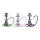AlMalik Shisha 280mm - WadZam 3Colors Set (1 Stk)