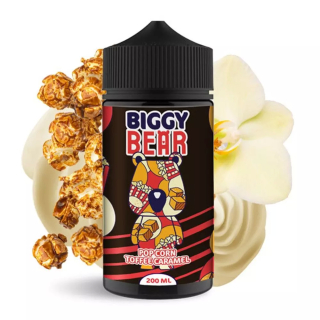 BiggyBear Liquid 0mg - Pop Corn Toffee Caramel (1 x 200ml)