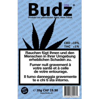 Budz - Purple Haze - Greenhouse Trim (CHF 19.90/20g)
