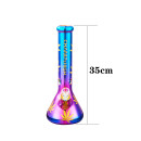 ChampHigh Bong Glass 35cm - Rainbow Hemp Leaves (1 Stk)