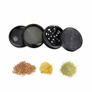 ChampHigh Grinder Alu 63mm - 4Parts Dollar/Skull/Hemp Leaf (1 x 9Stk)