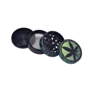ChampHigh Grinder Alu 50mm - 4Parts Dripping Leaf Paint (1 x 9Stk)