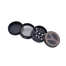 ChampHigh Grinder Alu 50mm - 4Parts Dripping Peace&Love Paint (1 x 9Stk)