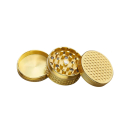 ChampHigh Grinder Alu 50mm - 3Parts Golden Honeycomb (1 x 12Stk)