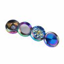 ChampHigh Grinder Alu 42mm - 4Parts Rainbow Diamond (1 x 9Stk)