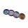 ChampHigh Grinder Alu 50mm - 4Parts Red Eyes Rainbow (1 x 9Stk)