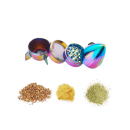 ChampHigh Grinder Alu 50mm - 4Parts Spaceship Rainbow (1 Stk)