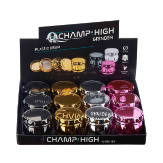 ChampHigh Grinder Plastic 63mm - 4Parts Drum (1 x 12Stk)