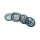 ChampHigh Grinder Plastic 63mm - 4Parts Drum Color (1 x 12Stk)