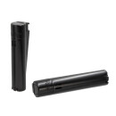 Clipper Feuerzeug Jetflame Blue Metal Matt - Black (1 x...