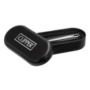 Clipper Feuerzeug Jetflame Blue Metal Matt - Black (1 x 12Stk)
