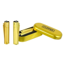 Clipper Feuerzeug Jetflame Blue Metal Icy - Amsterdam Blue Dream (1 x 12Stk)