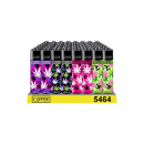 Clipper Feuerzeug Softflame - Pink Hemp Leaves (1 x 48Stk)