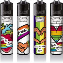 Clipper Feuerzeug Softflame - Rainbow Pride (1 x 48Stk)