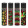 Clipper Feuerzeug Softflame - Rasta Hanfblatt (1 x 48Stk)