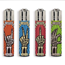 Clipper Feuerzeug Softflame - Skeleton Fingers (1 x 48Stk)