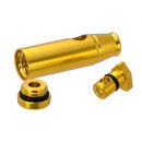 Dosierer / Sniffer - BLIZZARD - Aluminium - Gold