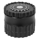 Grinder Alu 62mm - 6Parts Chain Black (1 Stk)