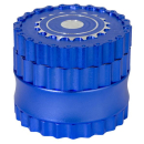 Grinder Alu Chain - 62mm - 6 Layers - Blue
