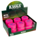 Grinder Alu 40mm - 3Parts Pink Hemp Leaf (1 x 12Stk)